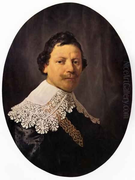 Portrait of Philips Lucasz 1635 Oil Painting by Harmenszoon van Rijn Rembrandt