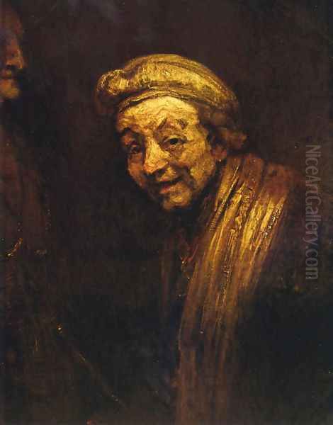 Self-Portrait 8 Oil Painting by Harmenszoon van Rijn Rembrandt