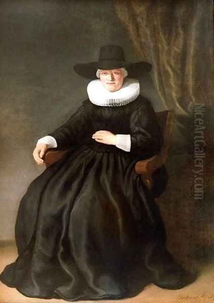 Mevr Johannes Elison Oil Painting by Harmenszoon van Rijn Rembrandt
