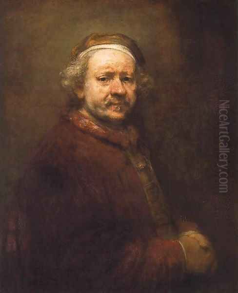 Self-Portrait 6 Oil Painting by Harmenszoon van Rijn Rembrandt