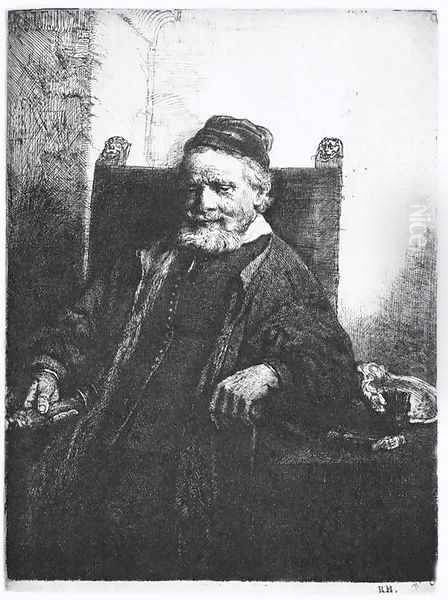 Johannes Lutma Oil Painting by Harmenszoon van Rijn Rembrandt