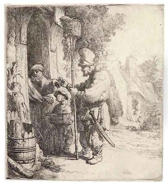 The Rat Catcher Oil Painting by Harmenszoon van Rijn Rembrandt
