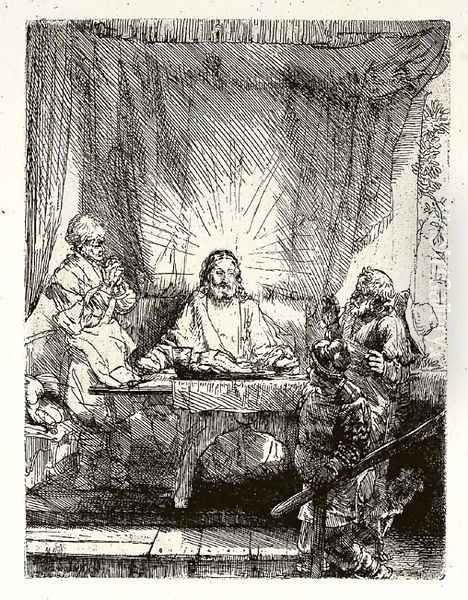 Five later impressions Oil Painting by Harmenszoon van Rijn Rembrandt