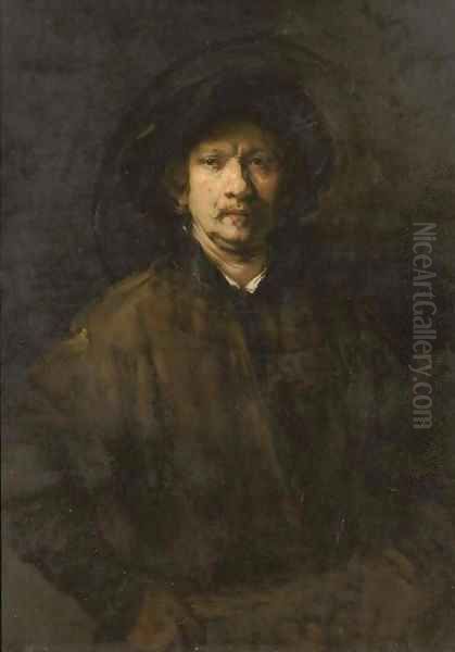 Portrait of the artist 2 Oil Painting by Harmenszoon van Rijn Rembrandt