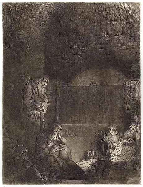 The Entombment 4 Oil Painting by Harmenszoon van Rijn Rembrandt
