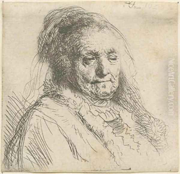 The Great Jewish Bride 2 Oil Painting by Harmenszoon van Rijn Rembrandt