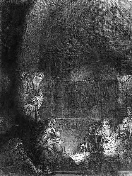 The Entombment 2 Oil Painting by Harmenszoon van Rijn Rembrandt