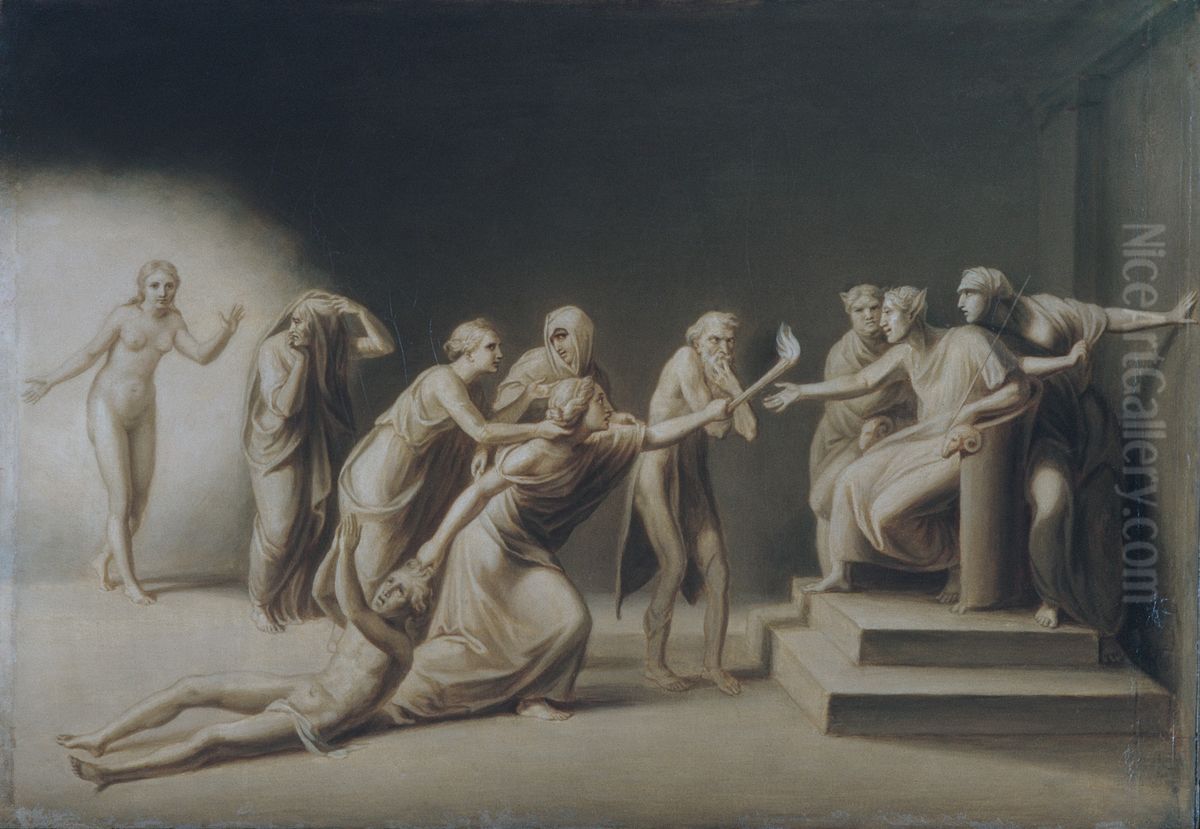 The Calumny of Apelles Oil Painting by John Vanderlyn