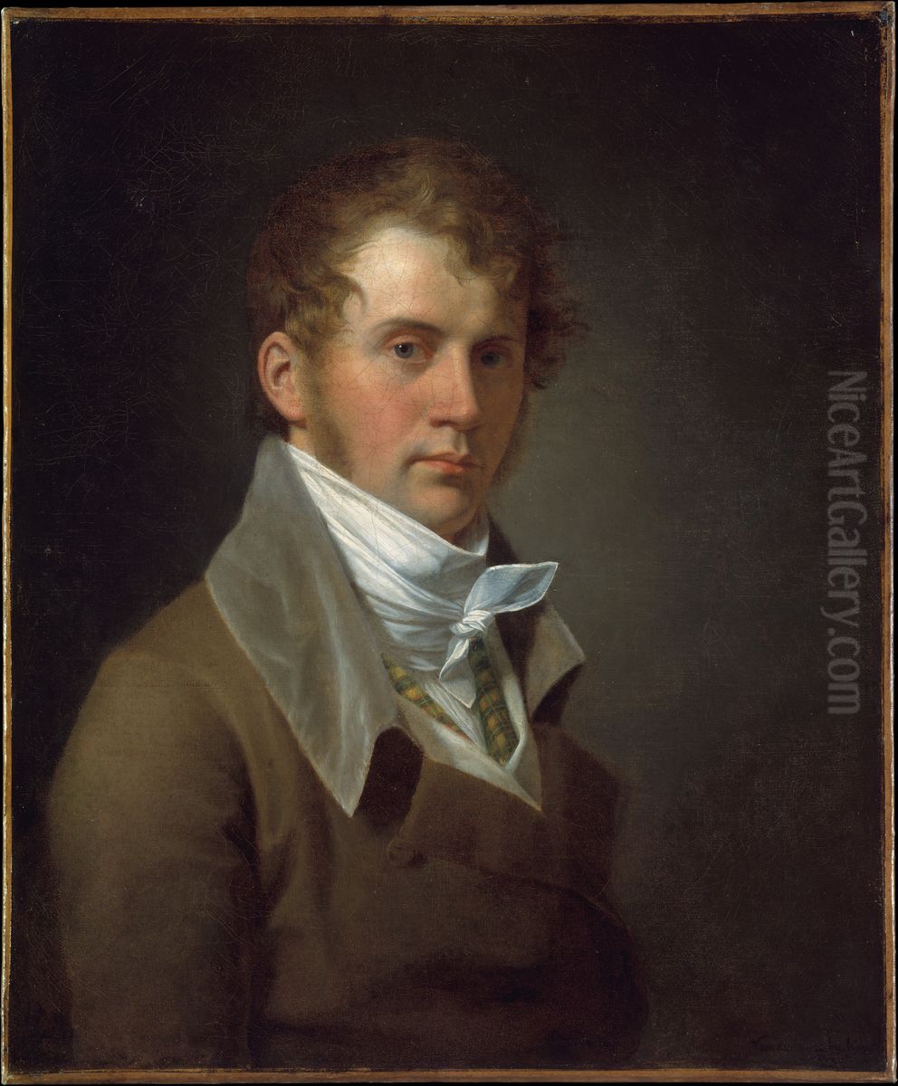 Portrait of the Artist Oil Painting by John Vanderlyn