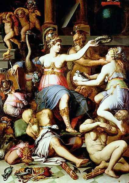 Allegory of Justice Oil Painting by Giorgio Vasari