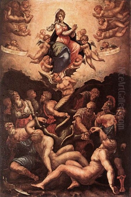 Allegory of the Immaculate Conception Oil Painting by Giorgio Vasari