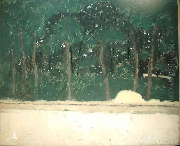 Route on the Edge of the Forest, c.1904 Oil Painting by Jean-Edouard Vuillard