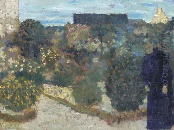 Marie au jardin Oil Painting by Jean-Edouard Vuillard