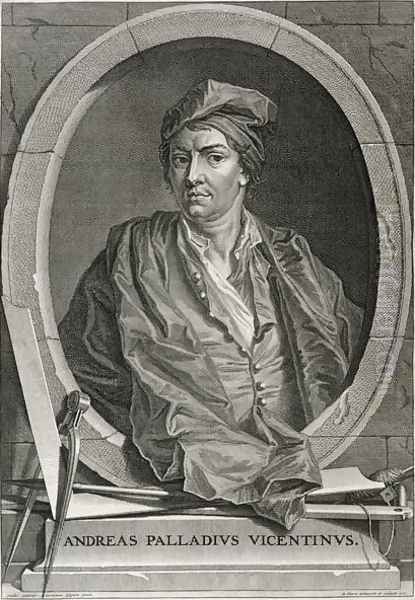 Andrea Palladio 1508-80 engraved by Bernard Picart 1673-1733 1716 Oil Painting by Paolo Veronese (Caliari)