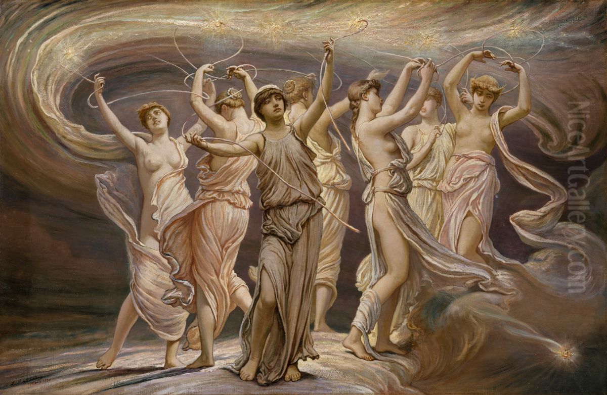The Pleiades Oil Painting by Elihu Vedder