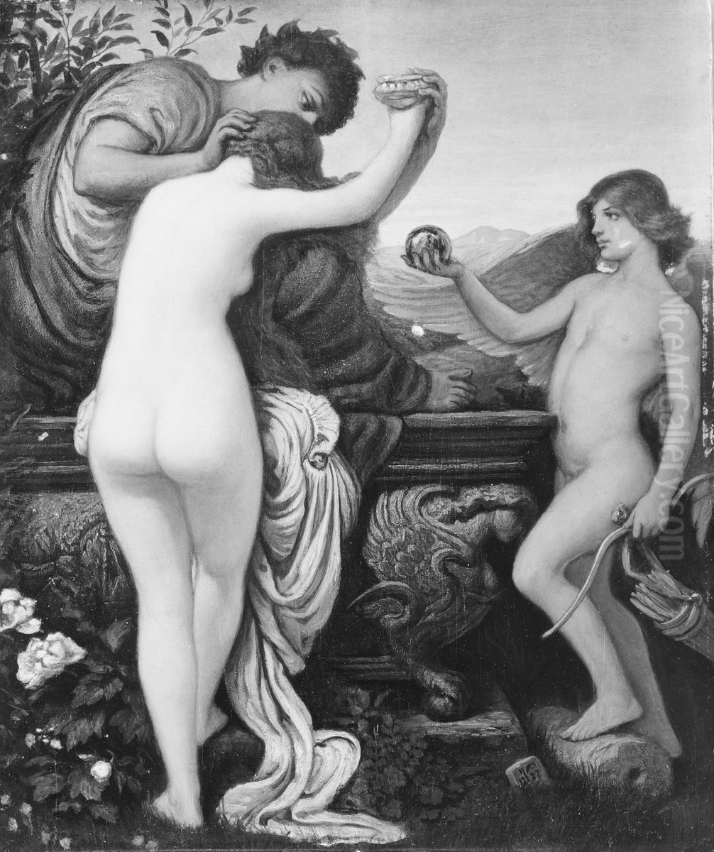 The Cup of Love Oil Painting by Elihu Vedder