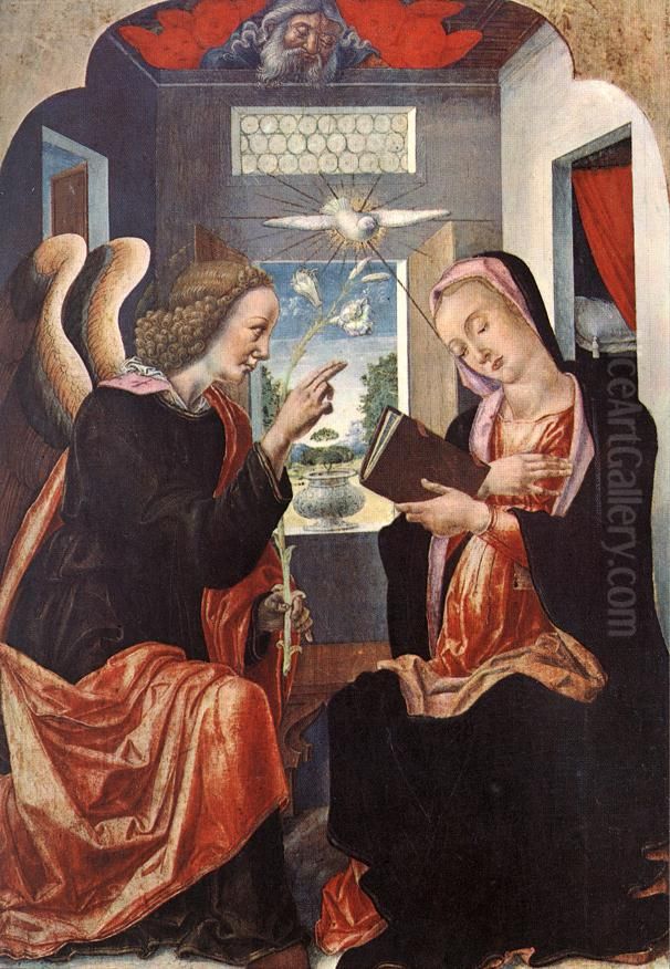 Annunciation Oil Painting by Bartolomeo Vivarini