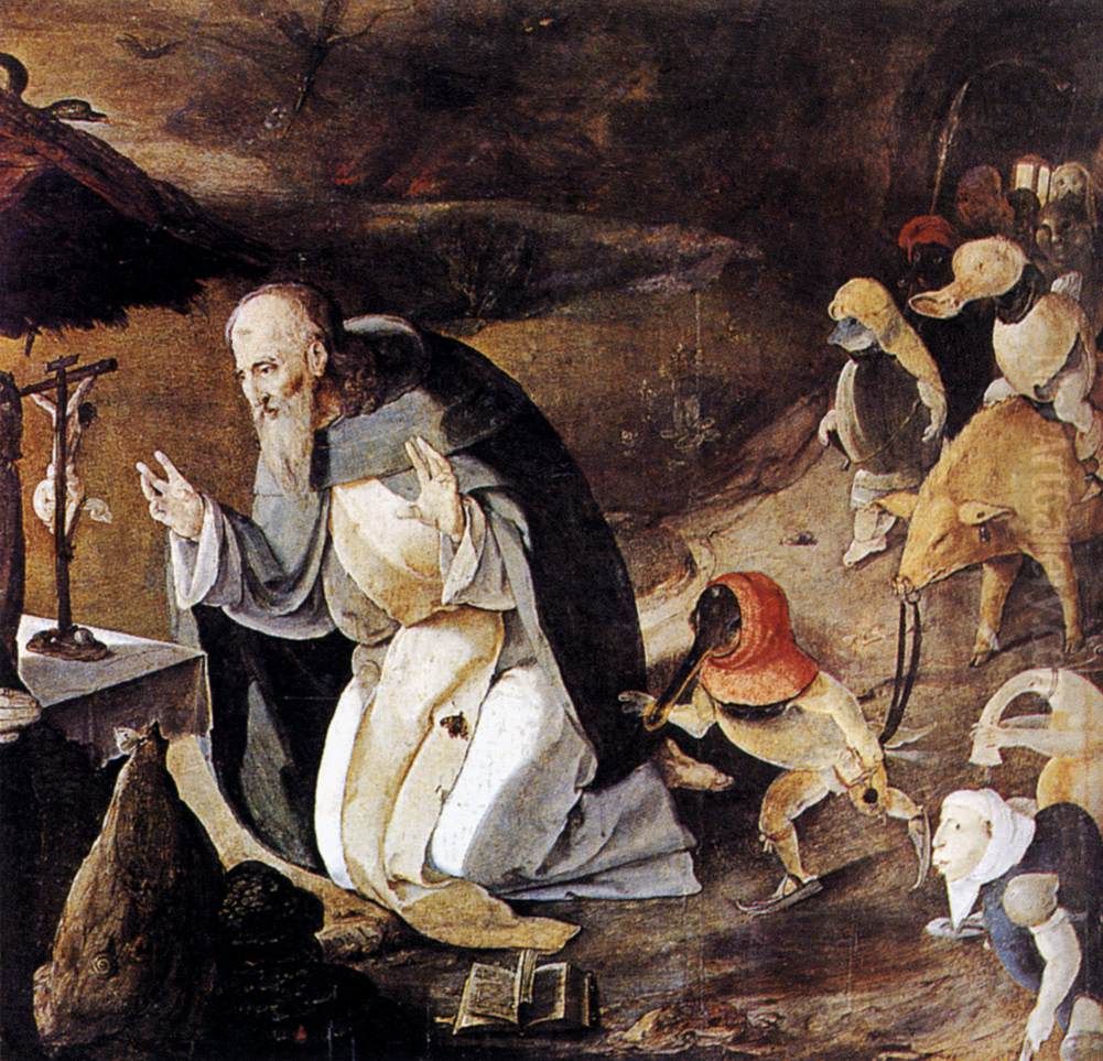 The Temptation Of St Anthony Oil Painting by Lucas Van Leyden