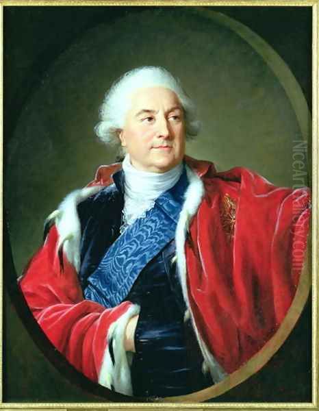 Portrait of Stanislas II Augustus 1732-98, 1797 Oil Painting by Elisabeth Vigee-Lebrun