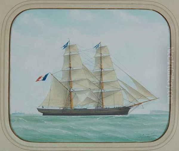 < La Visitation Oil Painting by Eugene Grandin