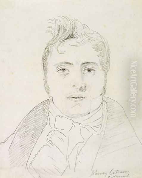 John Sell Cotman (1782-1842), 1810 Oil Painting by John Varley
