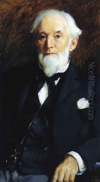 Jerome A. Eddy, Sr. Oil Painting by Robert William Vonnoh