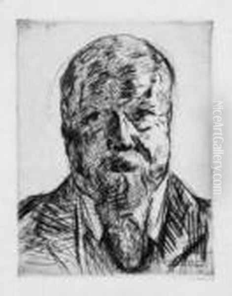 Geheimrat Robert Oil Painting by Max Beckmann