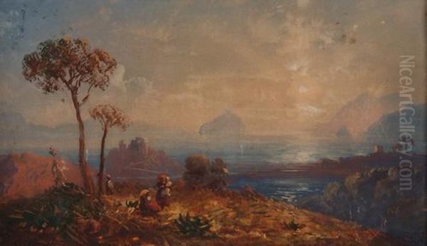 Paesaggio Oil Painting by Carlo Bossoli
