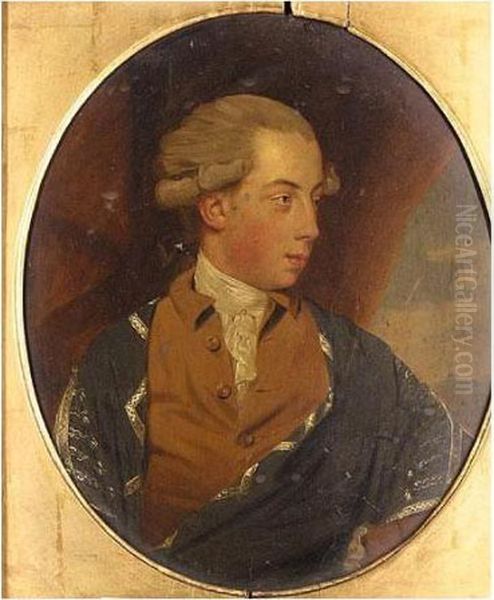Portrait Of The Rt. Hon. William
 George Monckton-arundell, 5th Viscount Galway, 1782-1834 Oil Painting by John Downman