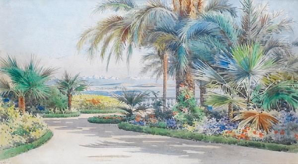 Corfu Oil Painting by Angelos Giallina