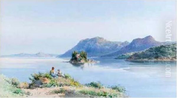 Mouse Island Oil Painting by Angelos Giallina