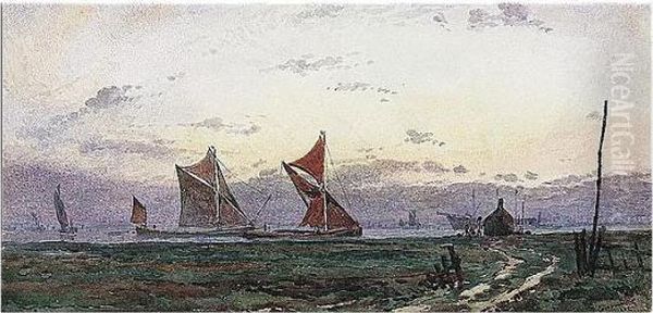 Returning Home Oil Painting by Sidney Paul Goodwin