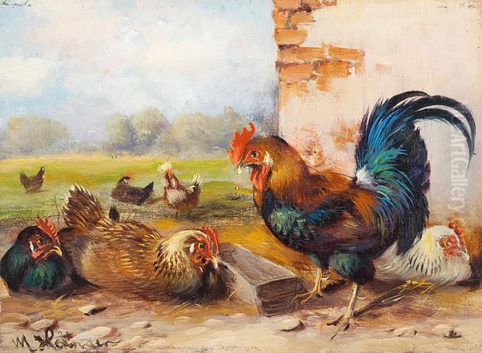 Geflugelbilder Oil Painting by Max I Hanger