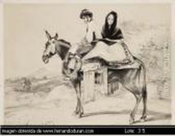 Sketches
And Drawings Of The Alhambra Oil Painting by John Frederick Lewis