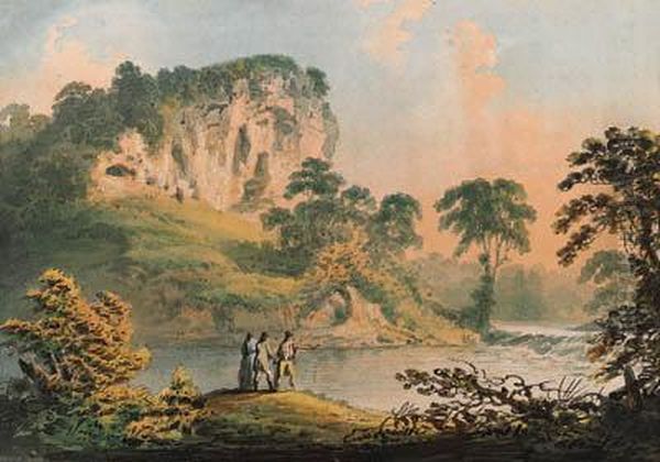 View Of Barnscliffe, 
Scarborough; And View Of Grimbald Crag,knaresborough, North Yorkshire Oil Painting by Nicholson, F.