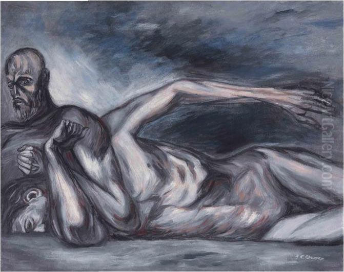 La Tierra Oil Painting by Jose Clemente Orozco