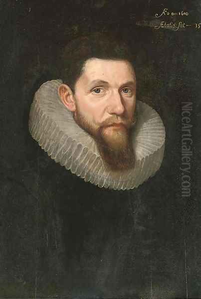 Portrait of a gentleman Oil Painting by Otto van Veen