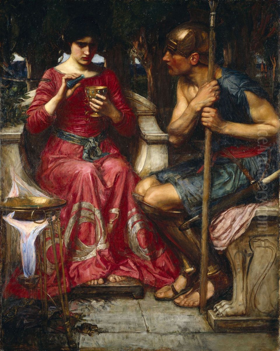 Jason and Medea Oil Painting by John William Waterhouse