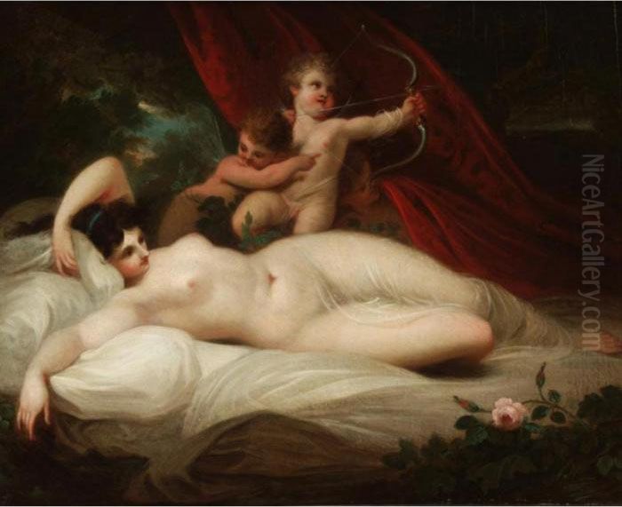 The Bower Of Venus Oil Painting by Richard Westall