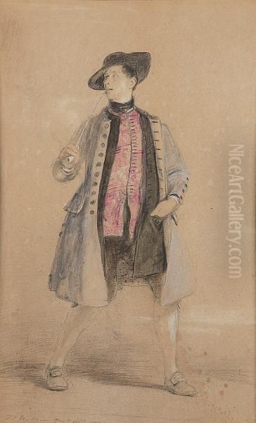 Portrait Of The Young Philip Hardwick, Architect, In Fancy Dress Oil Painting by Sir David Wilkie