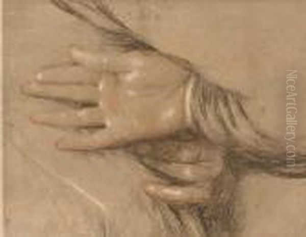 Study For 'the Penny Wedding' Oil Painting by Sir David Wilkie