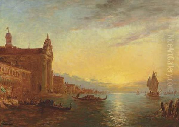 Eglise Des Gesuati Oil Painting by Felix Ziem