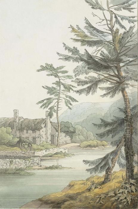 Dulverton, Somerset Oil Painting by John White Abbott