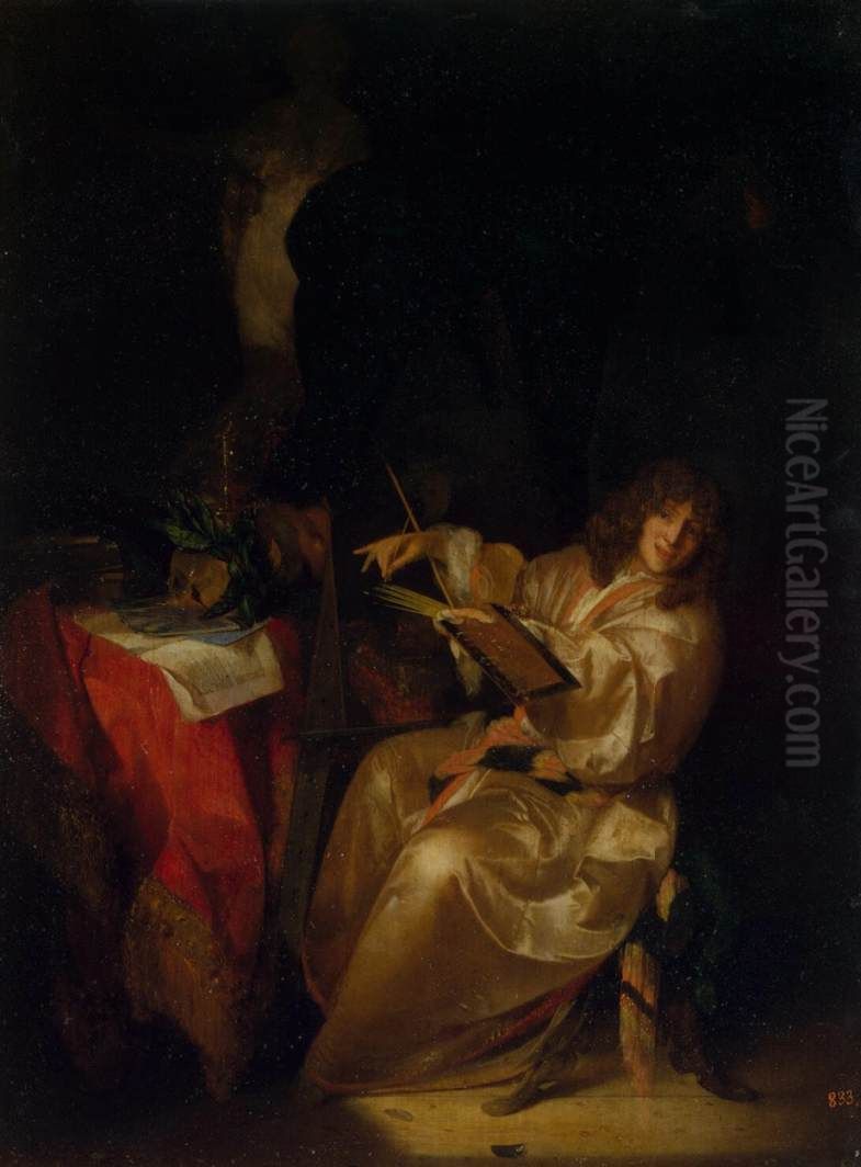 Self-Portrait Oil Painting by Adriaen Van Der Werff