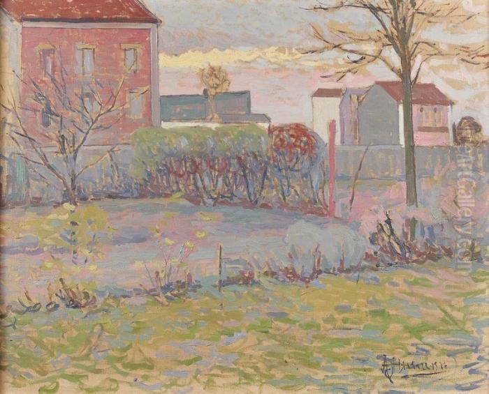 Maisons A Vaugirard Oil Painting by Alexander Altmann