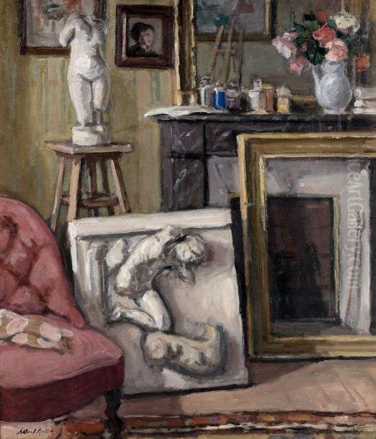 Coin D'atelier Oil Painting by Albert Andre