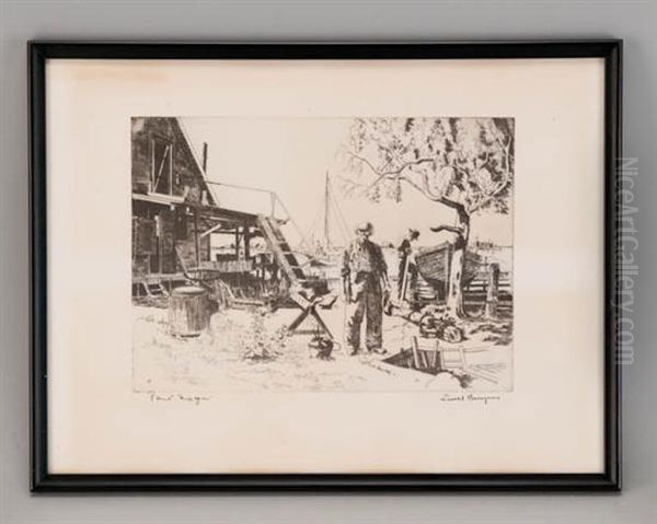 Point Magu Oil Painting by Lionel Barrymore