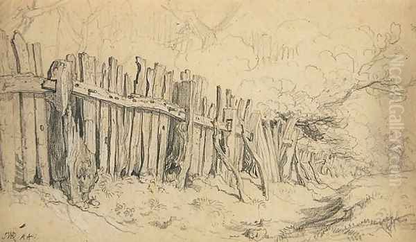 Windsor Park Paling Oil Painting by James Ward