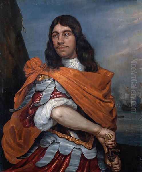 Cornelis Tromp in Roman Costume 1673 Oil Painting by Abraham Willaerts