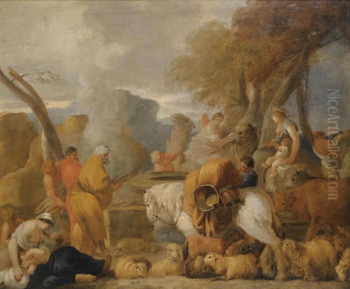 Scene De Sacrifice Oil Painting by Sebastian Bourdon